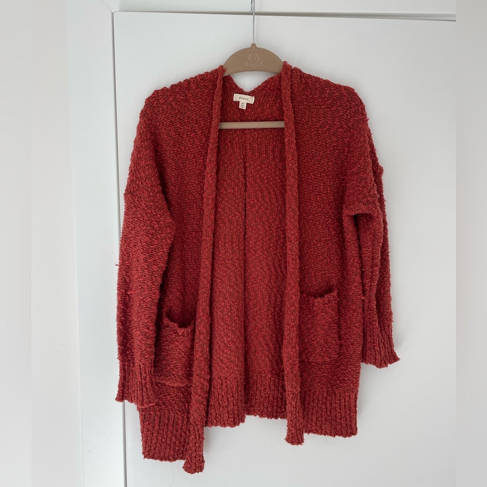 Burnt orange cardigan